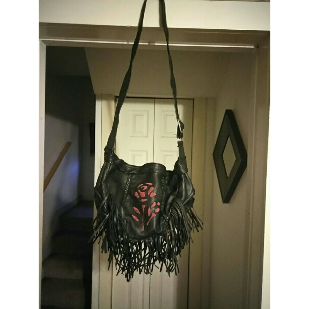 Genuine leather handbag never used